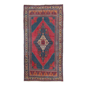 6110 Handwoven Vintage Rug 4'7x8'9