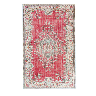 6116 Handwoven Vintage Rug 5'3x8'3