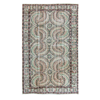 6122 Handwoven Vintage Rug 5'11x9'4