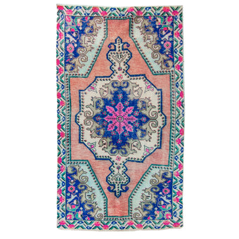 6124 Handwoven Vintage Rug 4'6x7'10