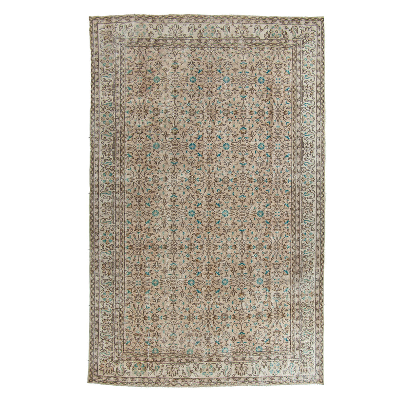 6131 Handwoven Vintage Rug 6'4x10
