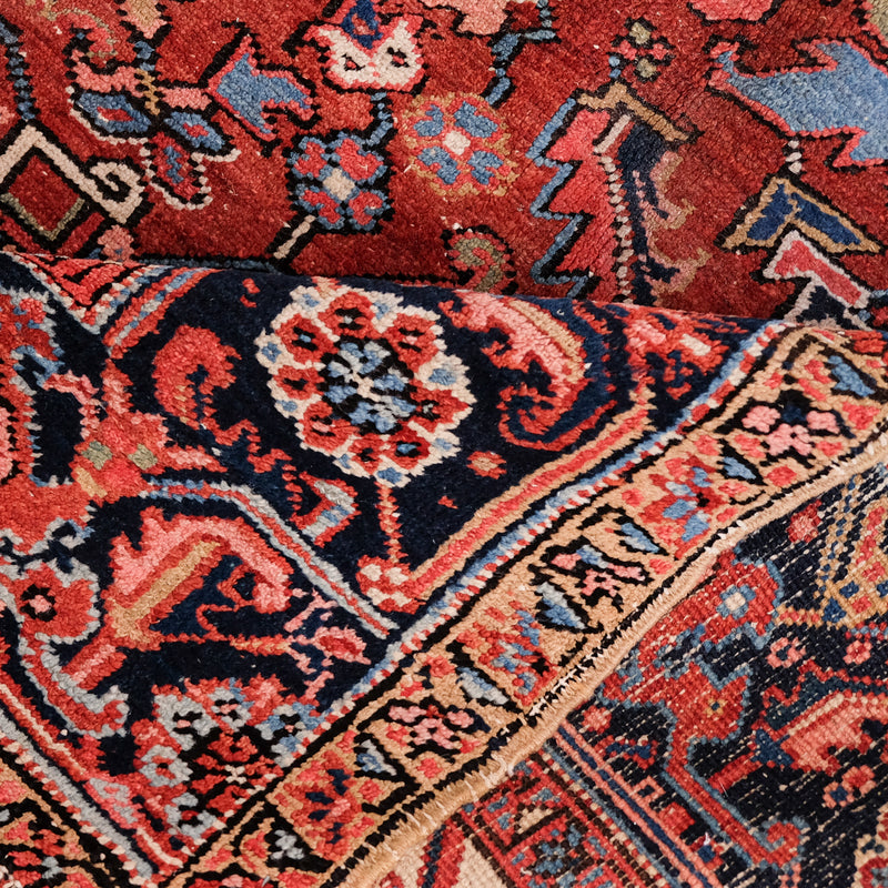 6153 Handwoven Vintage Rug 8'4x11'1