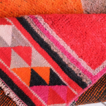 6164 Handwoven Vintage Rug 3'7x11'11