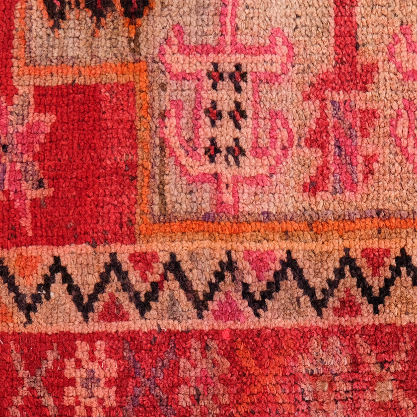 6180 Handwoven Vintage Rug 2'7x10'11