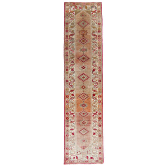 6185 Handwoven Vintage Rug 2'9x11'5