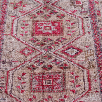 6190 Handwoven Vintage Rug 2'7x12'4