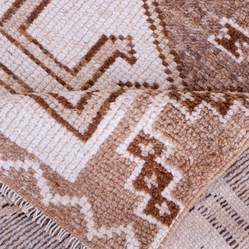 6197 Handwoven Vintage Rug 3x11’2