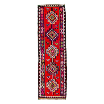 6238 Handwoven Vintage Rug 2'9x9'6