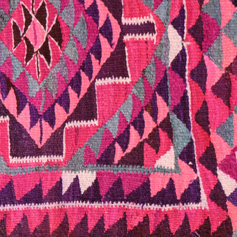 6240 Handwoven Vintage Rug 2'11x10'5
