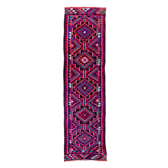6240 Handwoven Vintage Rug 2'11x10'5