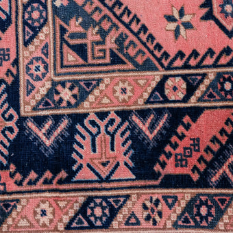 6244 Handwoven Vintage Rug 4'3x6'3