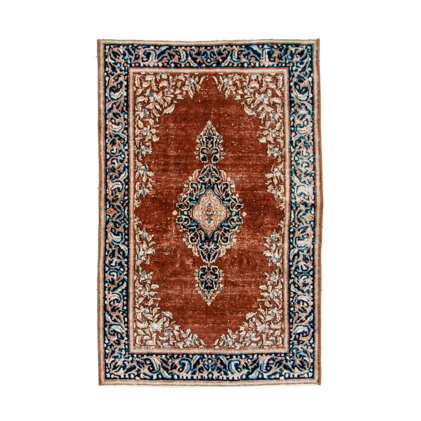 6259 Handwoven Vintage Rug 2'11x4'6