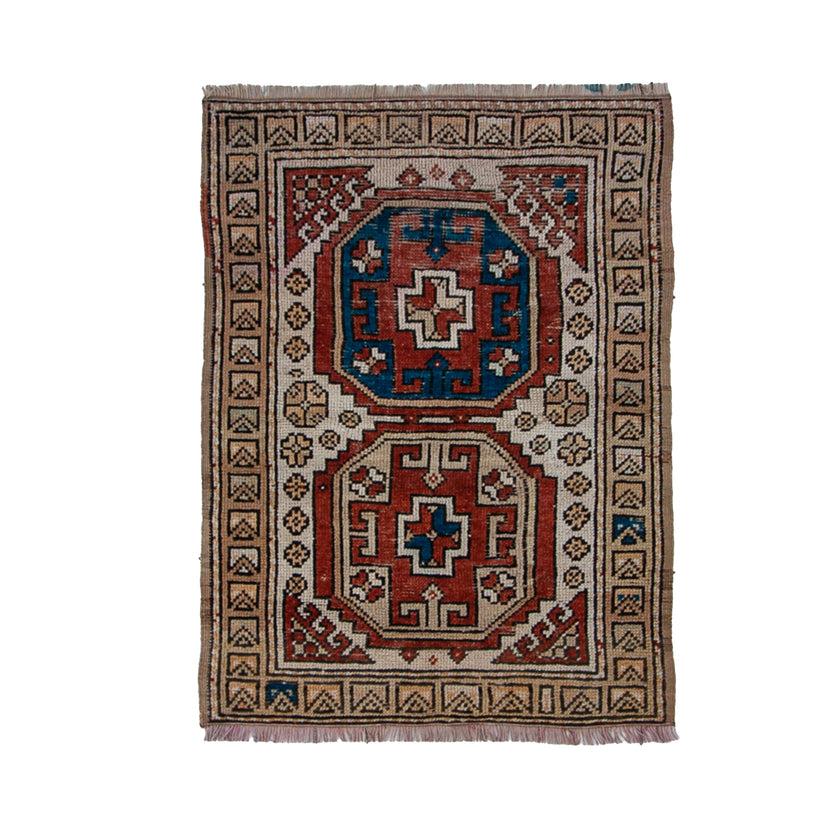 6268 Handwoven Vintage Rug 2'7x3'5