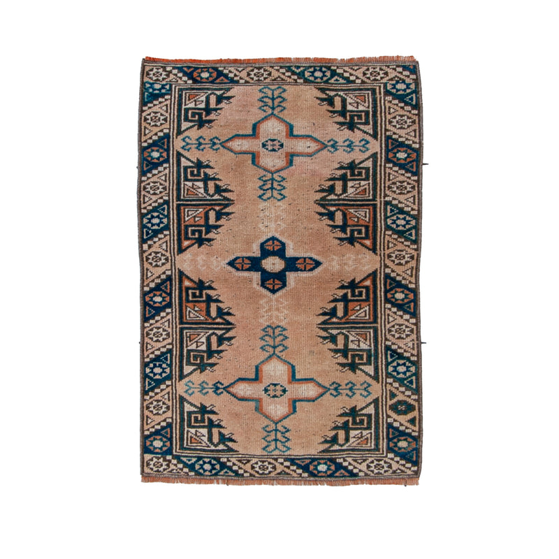 6278 Handwoven Vintage Rug 2'5x3'6