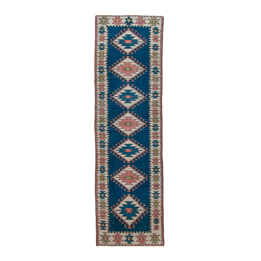 6311 Handwoven Vintage Rug 3x10'3