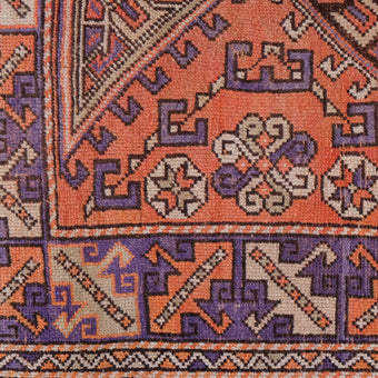 6313 Handwoven Vintage Rug 4x5'10