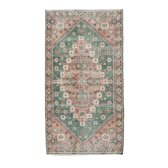 6326 Handwoven Vintage Rug 3'10x7