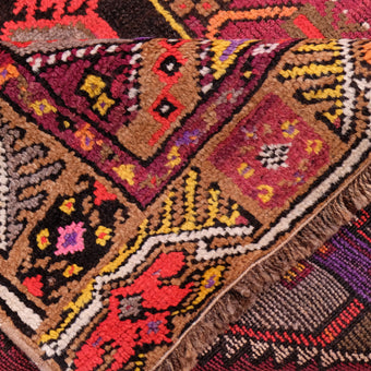 6367 Handwoven Vintage Rug 4'2x12'9