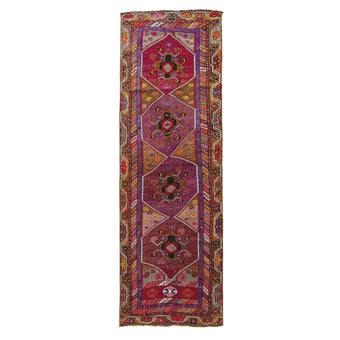 6367 Handwoven Vintage Rug 4'2x12'9
