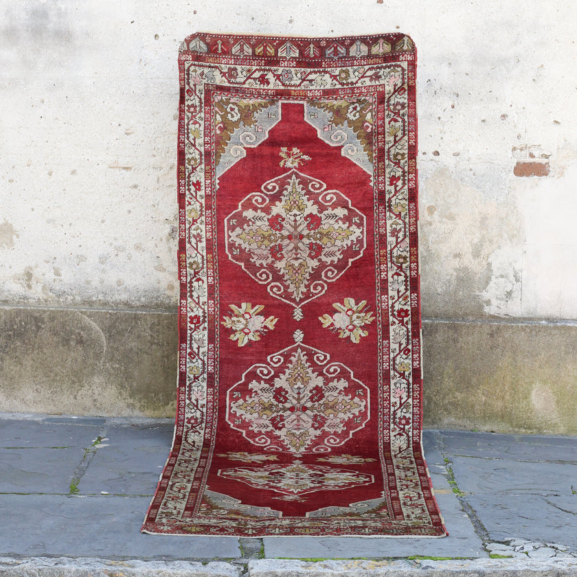 725 3’4x10’5 Handwoven Antique Rug