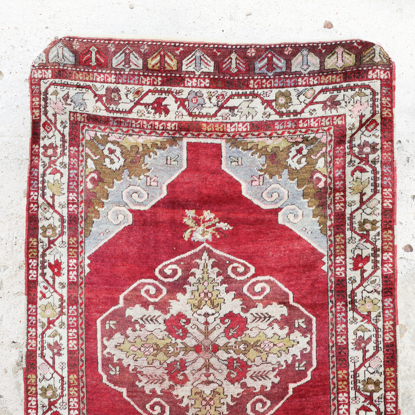 725 3’4x10’5 Handwoven Antique Rug