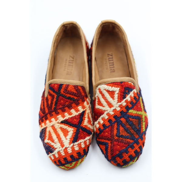 #3701 Handmade Kilim Loafer - Size 37
