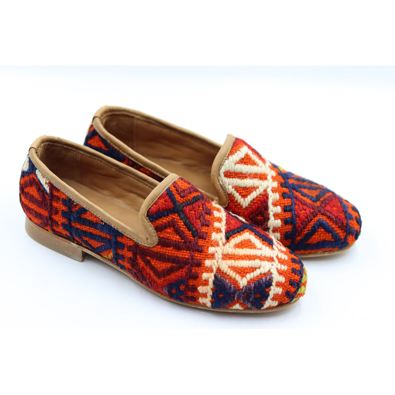 #3701 Handmade Kilim Loafer - Size 37