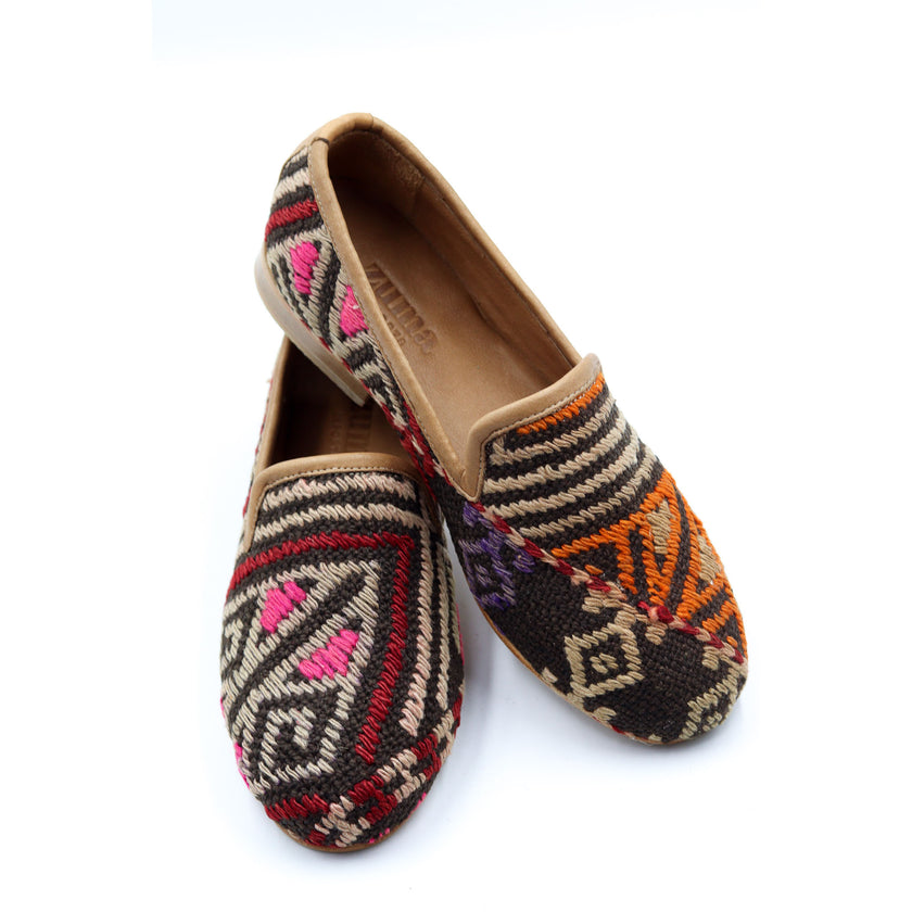 #3702 Handmade Kilim Loafer - Size 37