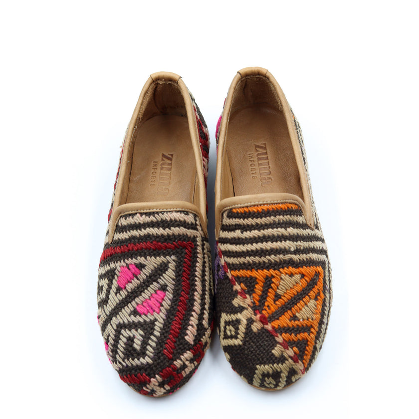 #3702 Handmade Kilim Loafer - Size 37