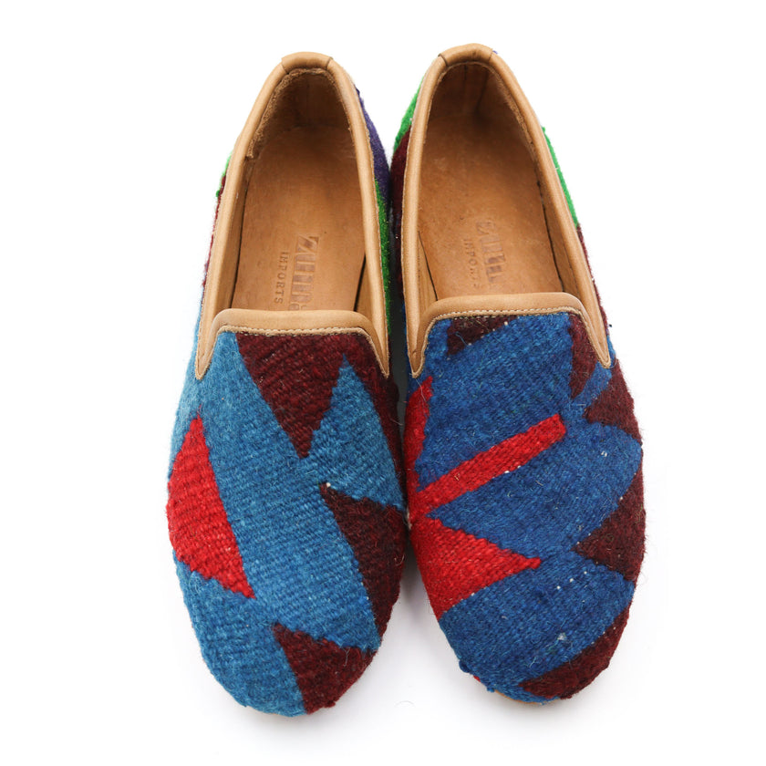 #3704 Handmade Kilim Loafer - Size 37