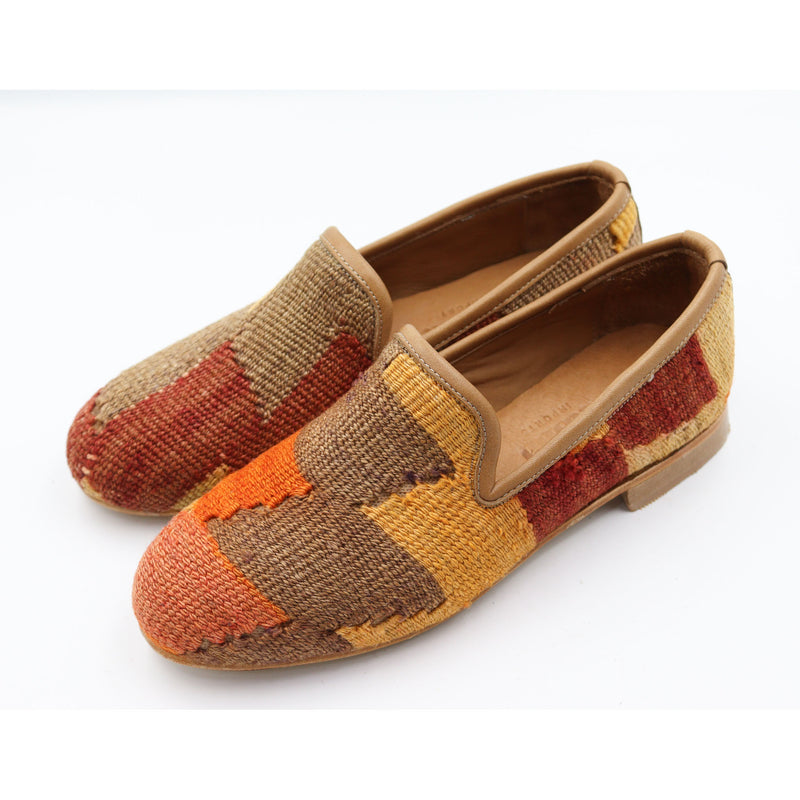 #3705 Handmade Kilim Loafer - Size 37