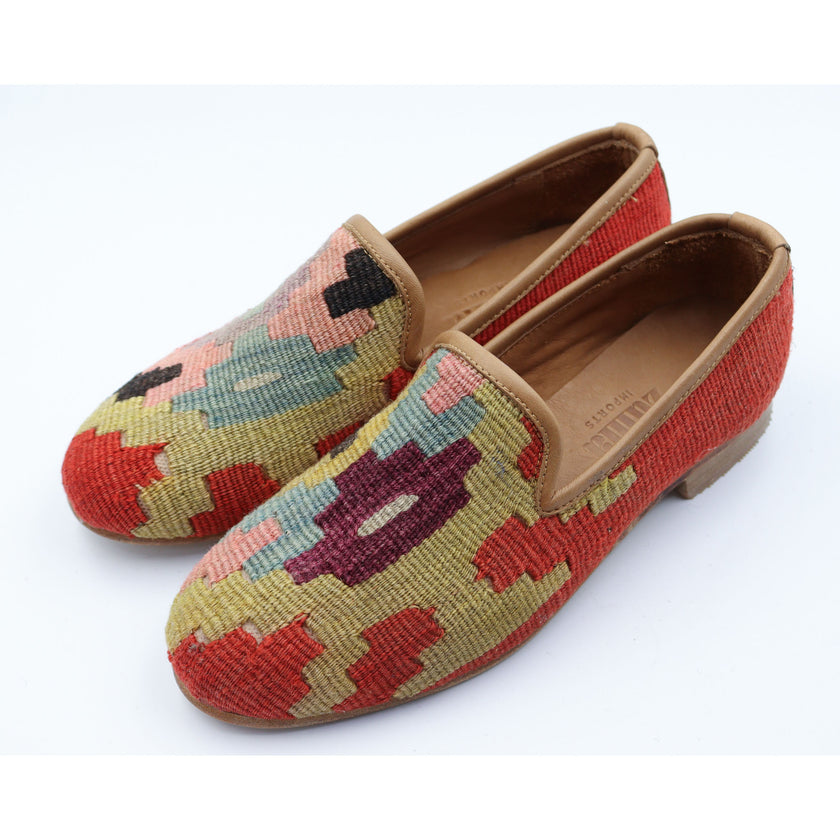 #3707 Handmade Kilim Loafer - Size 37