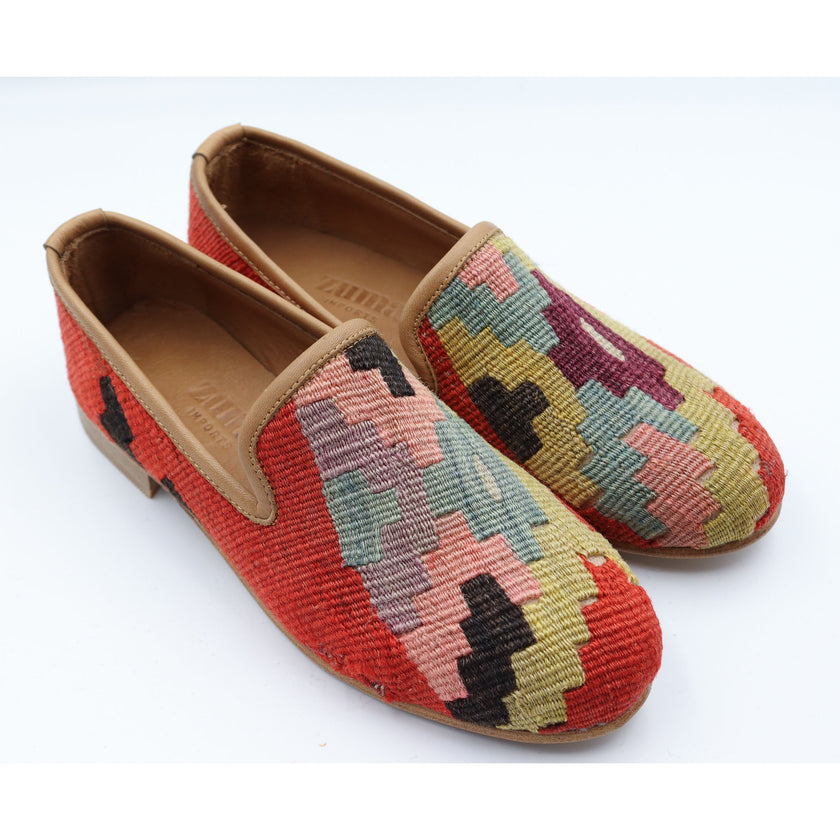 #3707 Handmade Kilim Loafer - Size 37