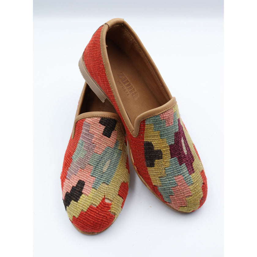 #3707 Handmade Kilim Loafer - Size 37