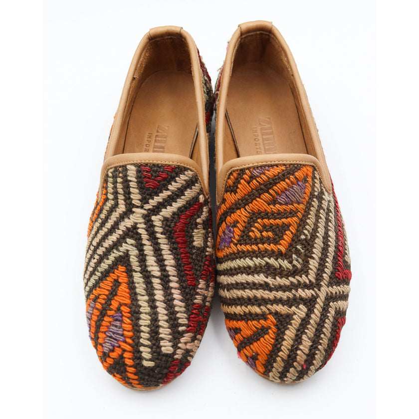 #3708 Handmade Kilim Loafer - Size 37