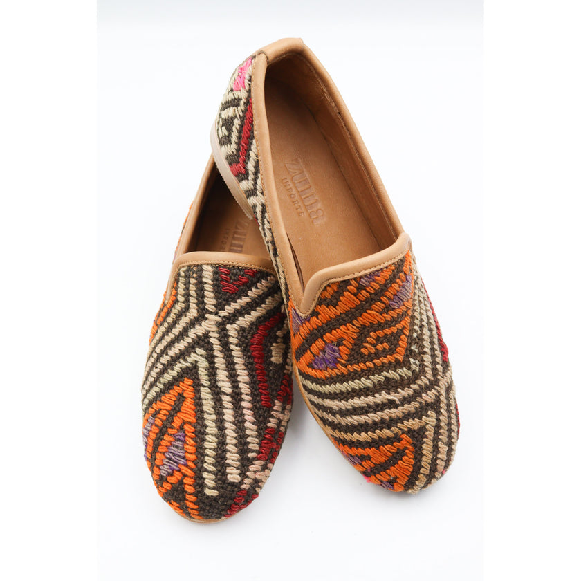 #3708 Handmade Kilim Loafer - Size 37