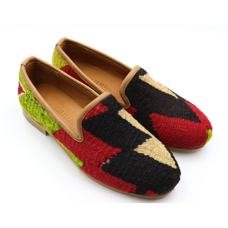 #3810 Handmade Kilim Loafer - Size 38