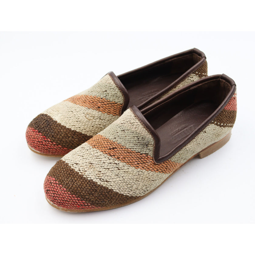 #3812 Handmade Kilim Loafer - Size 38