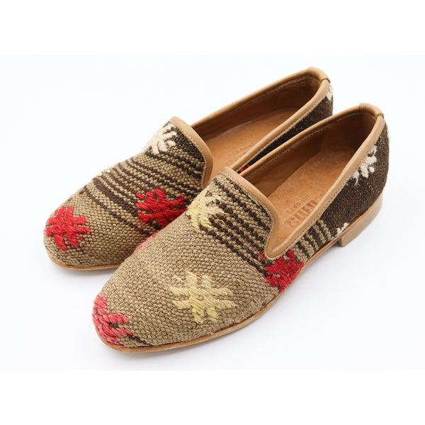 #3803 Handmade Kilim Loafer - Size 38