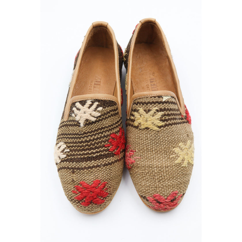 #3803 Handmade Kilim Loafer - Size 38