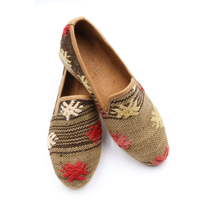#3803 Handmade Kilim Loafer - Size 38