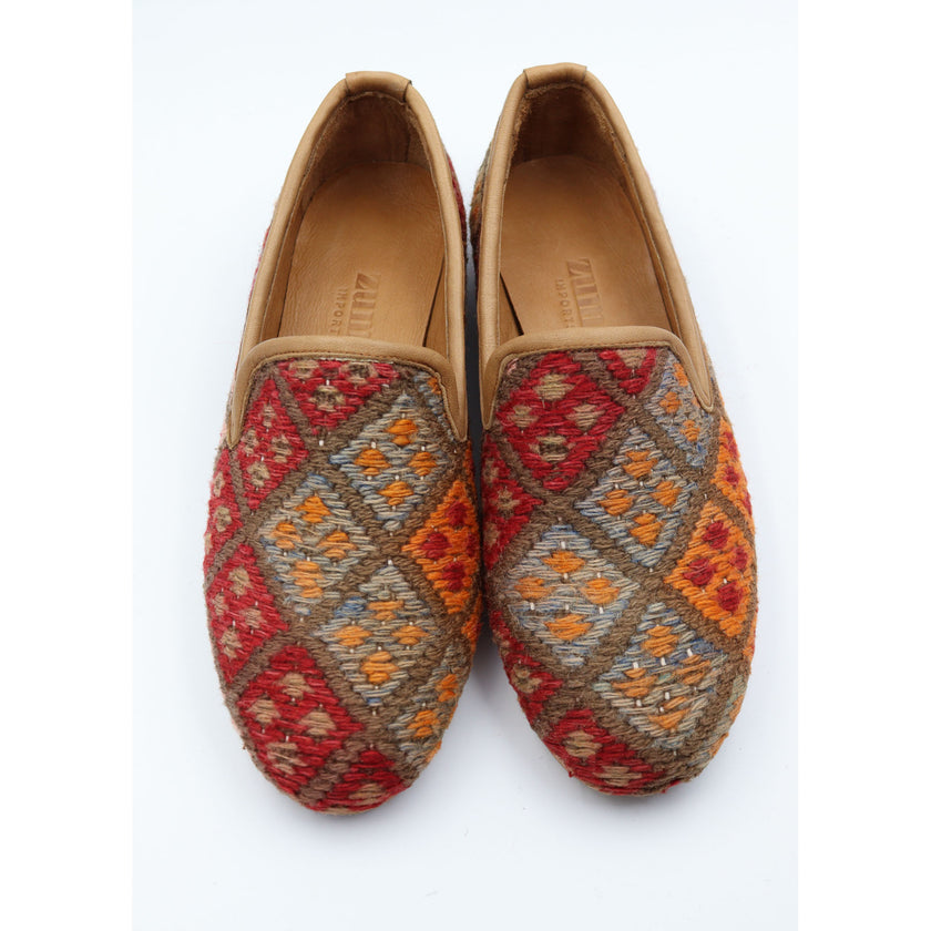 #3807 Handmade Kilim Loafer - Size 38