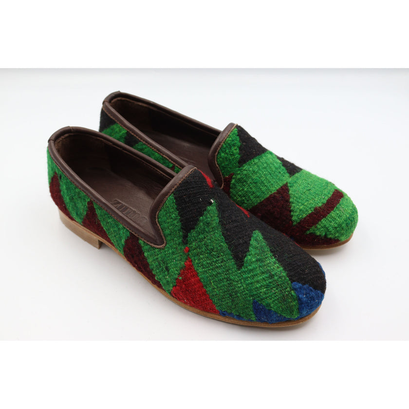 #3808 Handmade Kilim Loafer - Size 38