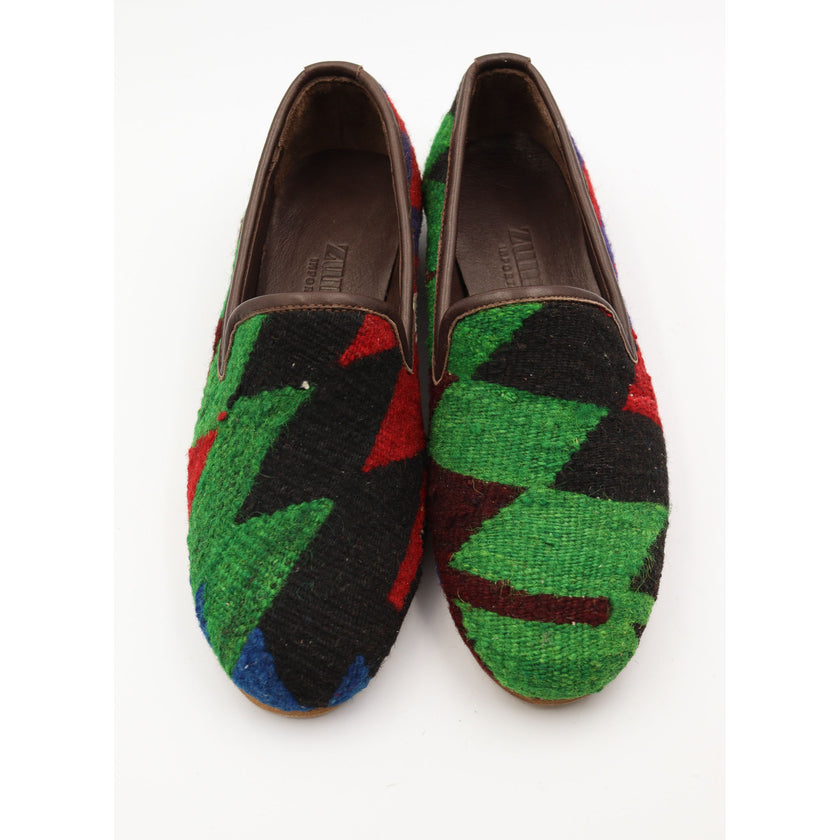 #3808 Handmade Kilim Loafer - Size 38