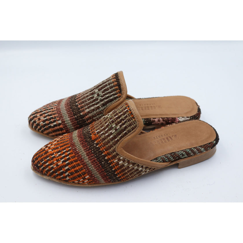 #3713 Handmade Kilim Mule - Size 37