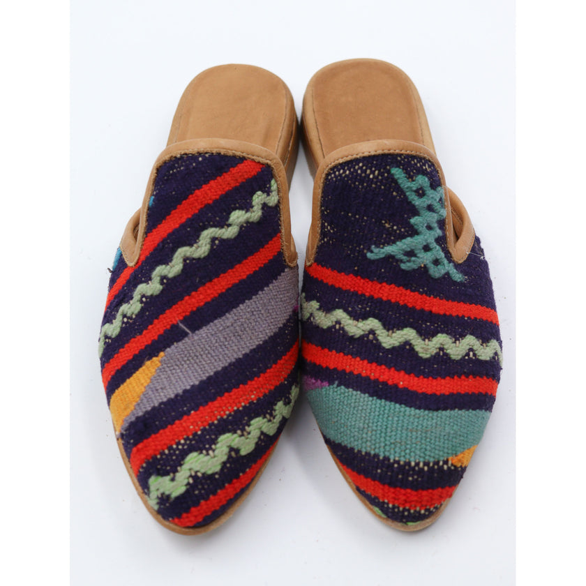 #3714 Handmade Kilim Mule - Size 37