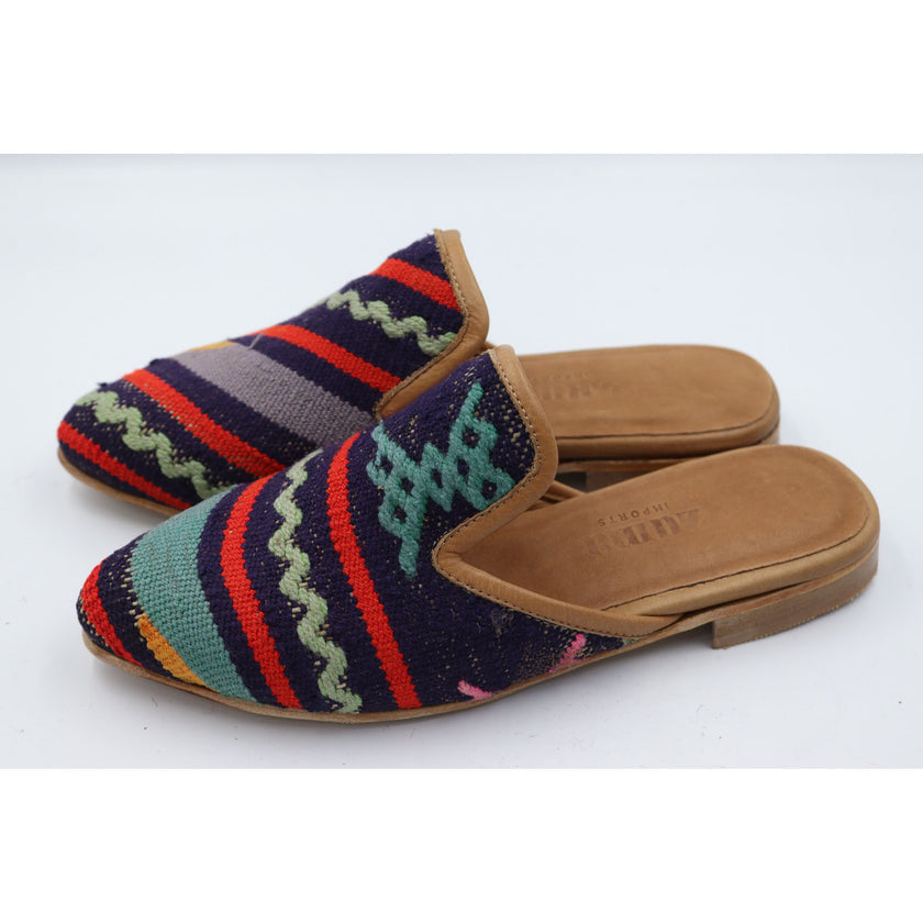 #3714 Handmade Kilim Mule - Size 37