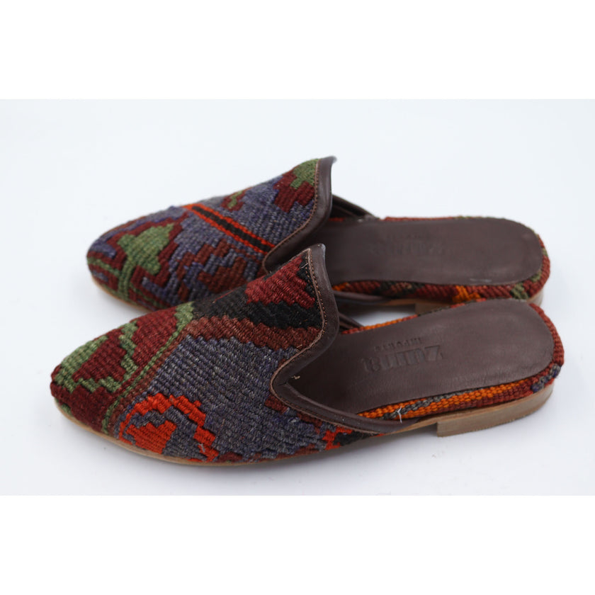 #3707 Handmade Kilim Mule - Size 37