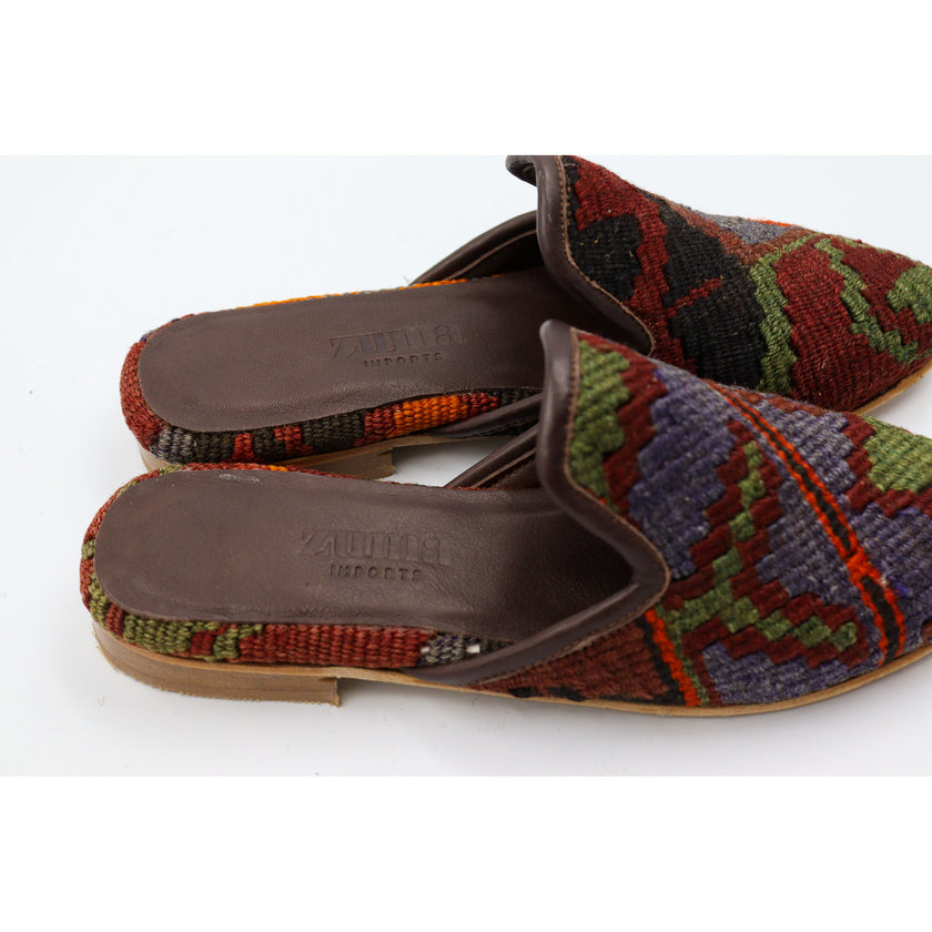 #3707 Handmade Kilim Mule - Size 37