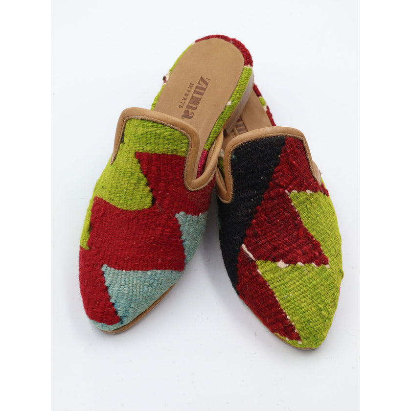 #3709 Handmade Kilim Mule - Size 37